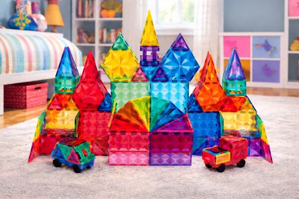 Velká magnetická stavebnice Magnetix, 202 dílků