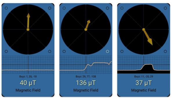 Aplikace Magnetometer 3D. Aplikace Magnetometer 3D