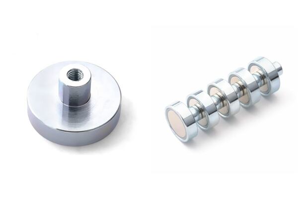 Magnetické úchyty s vnitřním závitem. Magnetické úchyty s vnitřním závitem