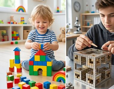 Magnetické kostičky a kostky: Jak postavit 2D i 3D díla?