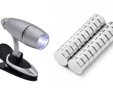 Jak si posvítit a mít volné ruce? Vyrobte si magnetickou lampu
