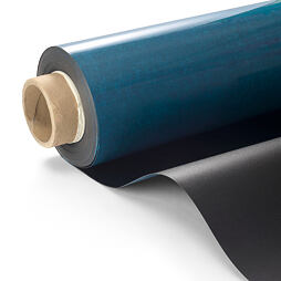 Kovová fólie na magnetické tabule, samolepicí černá pro křídy, popisovací, šířka 120 cm, metráž