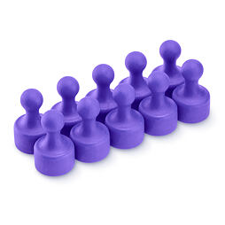 Magnetické figurky M7 fialové, 10 ks, 12 × 20 mm