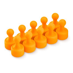 Magnetické figurky M9 oranžové, 10 ks, 12 × 20 mm