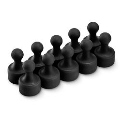 Magnetické figurky M2 černé, 10 ks, 12 × 20 mm
