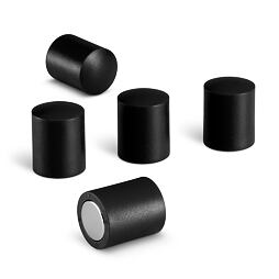 Kancelářské magnety OF-2 černé, 10 ks