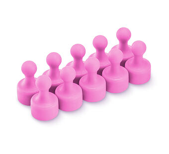 Magnetické figurky M11 růžové, 10 ks, 12 × 20 mm