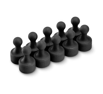 Magnetické figurky M2 černé, 10 ks, 12 × 20 mm