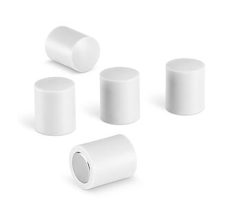 Kancelářské magnety OF-2 bílé, 10 ks