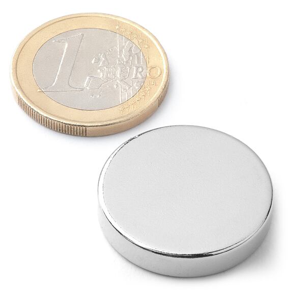 Neodymový magnet kotouč Ø 25 mm, v. 5 mm, síla 9,3 kg