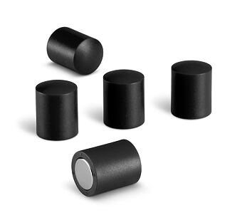 Kancelářské magnety OF-2 černé, 10 ks