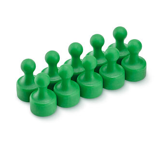 Magnetické figurky M4 zelené, 10 ks, 12 × 20 mm