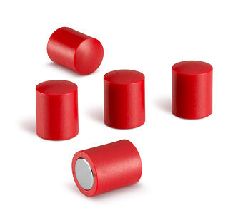 Kancelářské magnety OF-2 červené, 10 ks