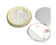 Neodymový magnet kotouč Ø 22 mm, v. 2 mm, samolepicí 3M, síla 2,8 kg